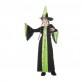 Inchiriere Costum vrajitoare Halloween, rochie verde/negru, fete